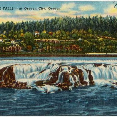 Willamette Falls at Oregon City, Oregon